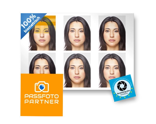 Biometrische Passfotos nach EU- und ICAO-Standard bei 1Phonestore Wien